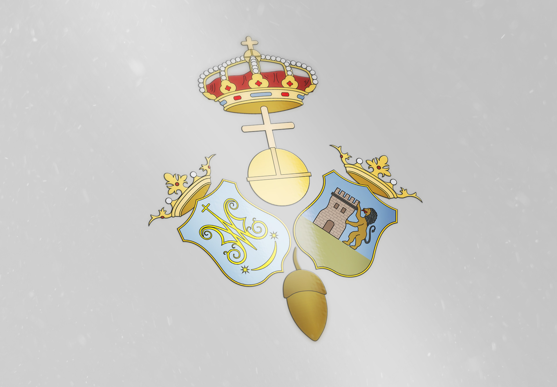 Escudo De Antigua, Real, Imperial, Ilustre Y Fervorosa Hermandad De Ntra. Sra. Santa María De Escardiel De Castilblanco De Los Arroyos